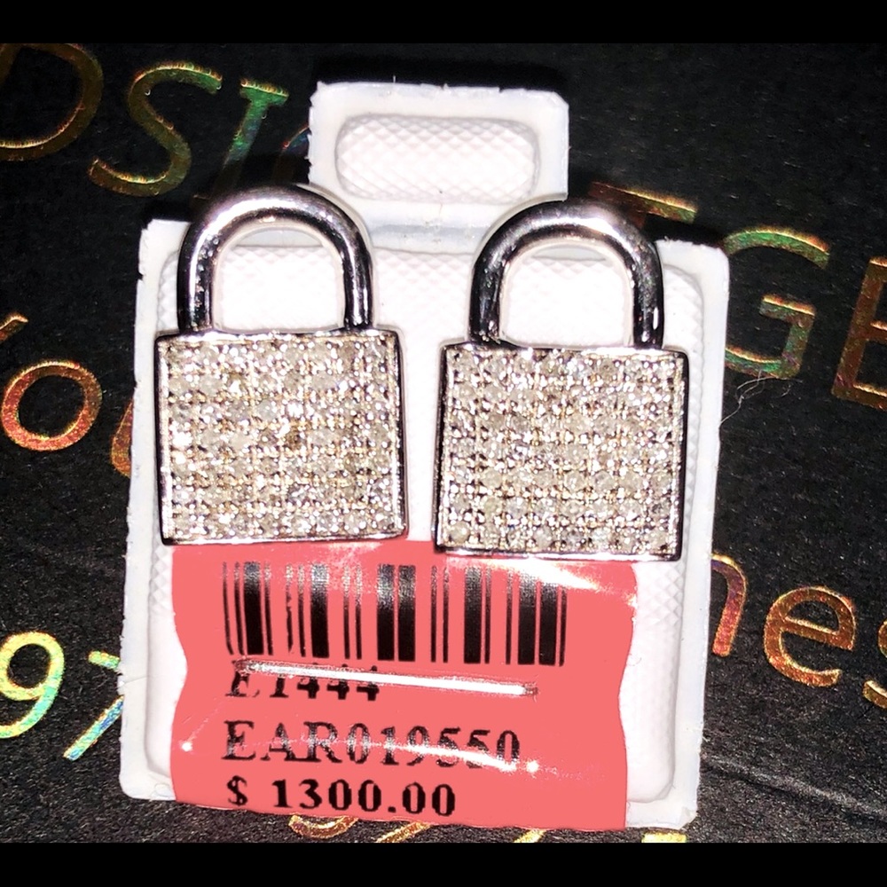 Custom made certified real diamond earrings SALE!